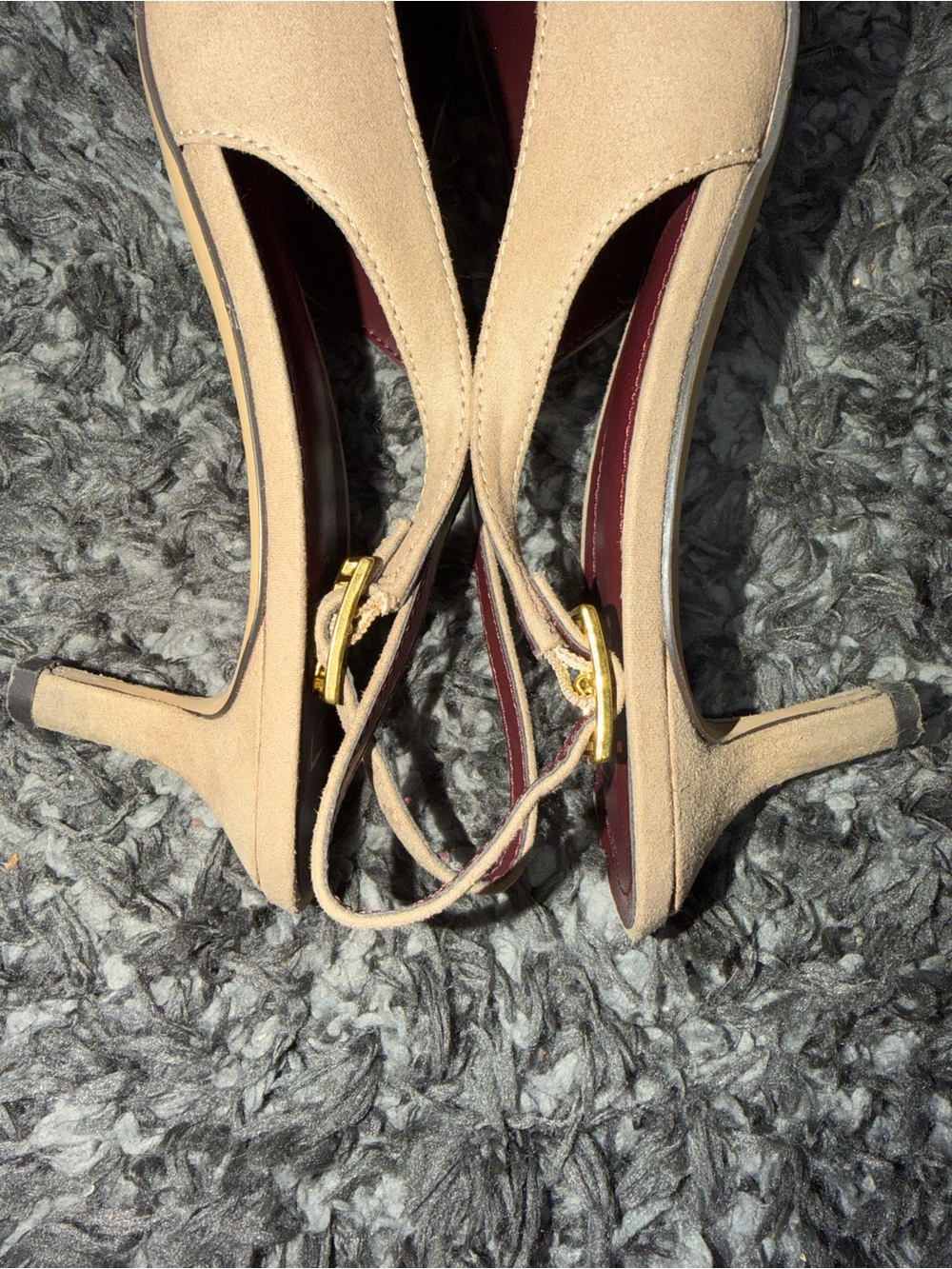 Franco Sarto Nude Heel Pump. Size: 10 W - Picture 8 of 11